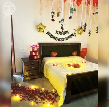 decorations Romantic Anniversary Room Decor with Rose Petals